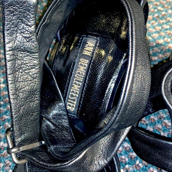 Ann Demeulemeester🖤Leather Wrap Kitten Heel Pumps - Picture 4 of 13